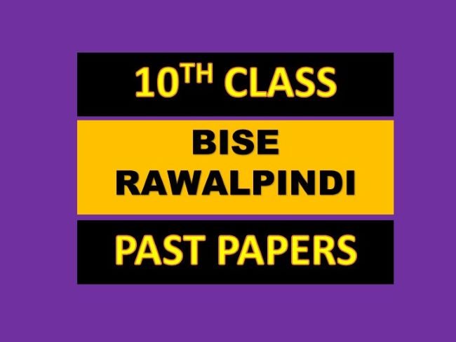 10th Class Past Papers BISE Rawalpindi Board