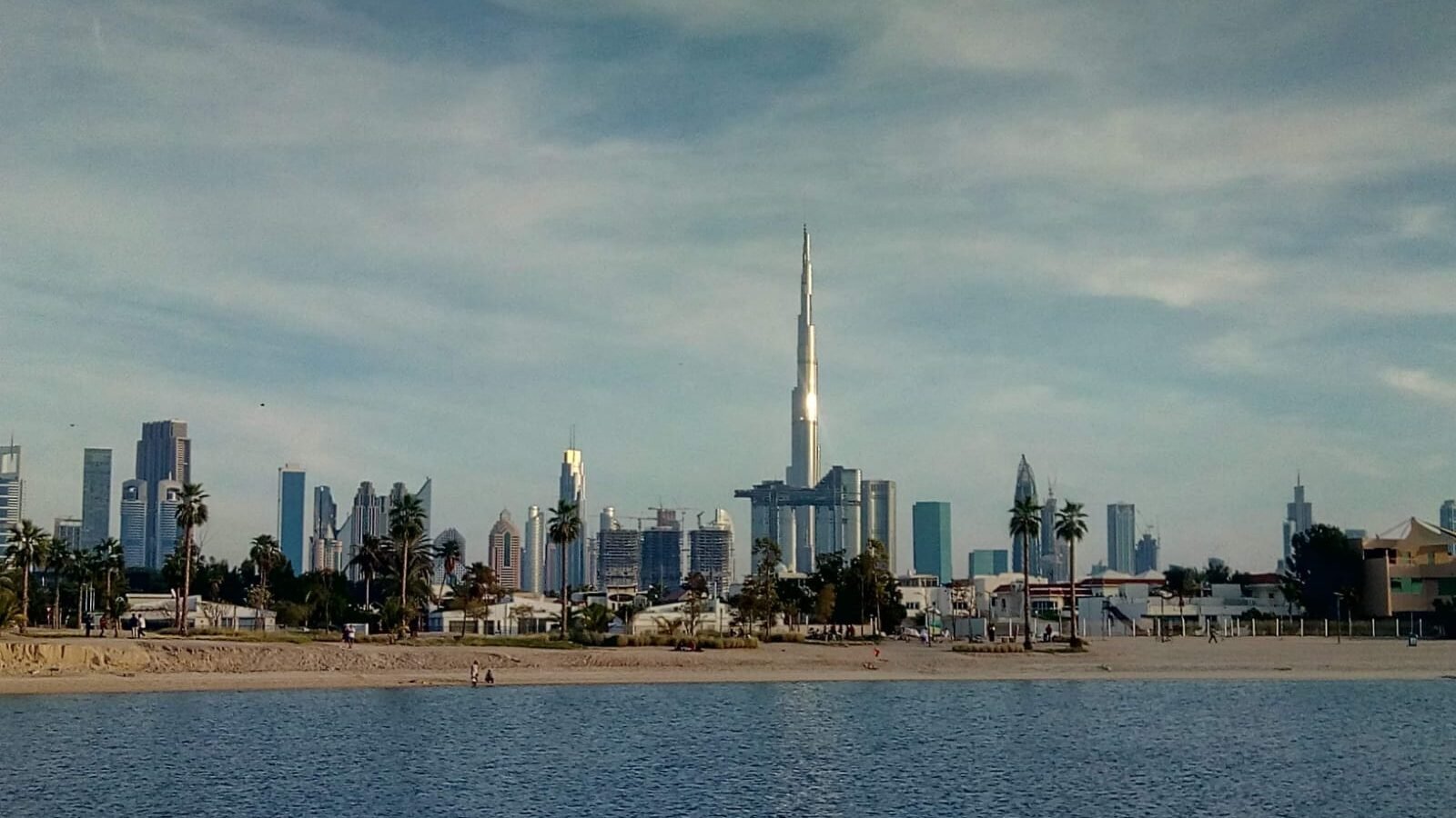 Burj Khalifa View from Jumeirah Beach