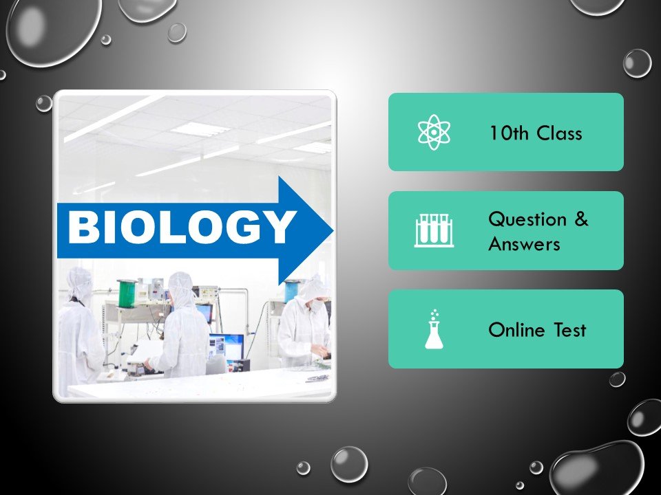 Biology 10th Class MCQs with Answers