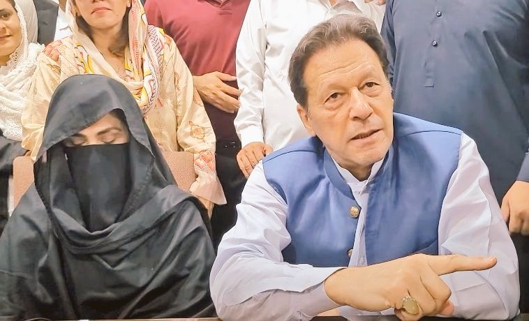 Imran Khan and Bushra bibi