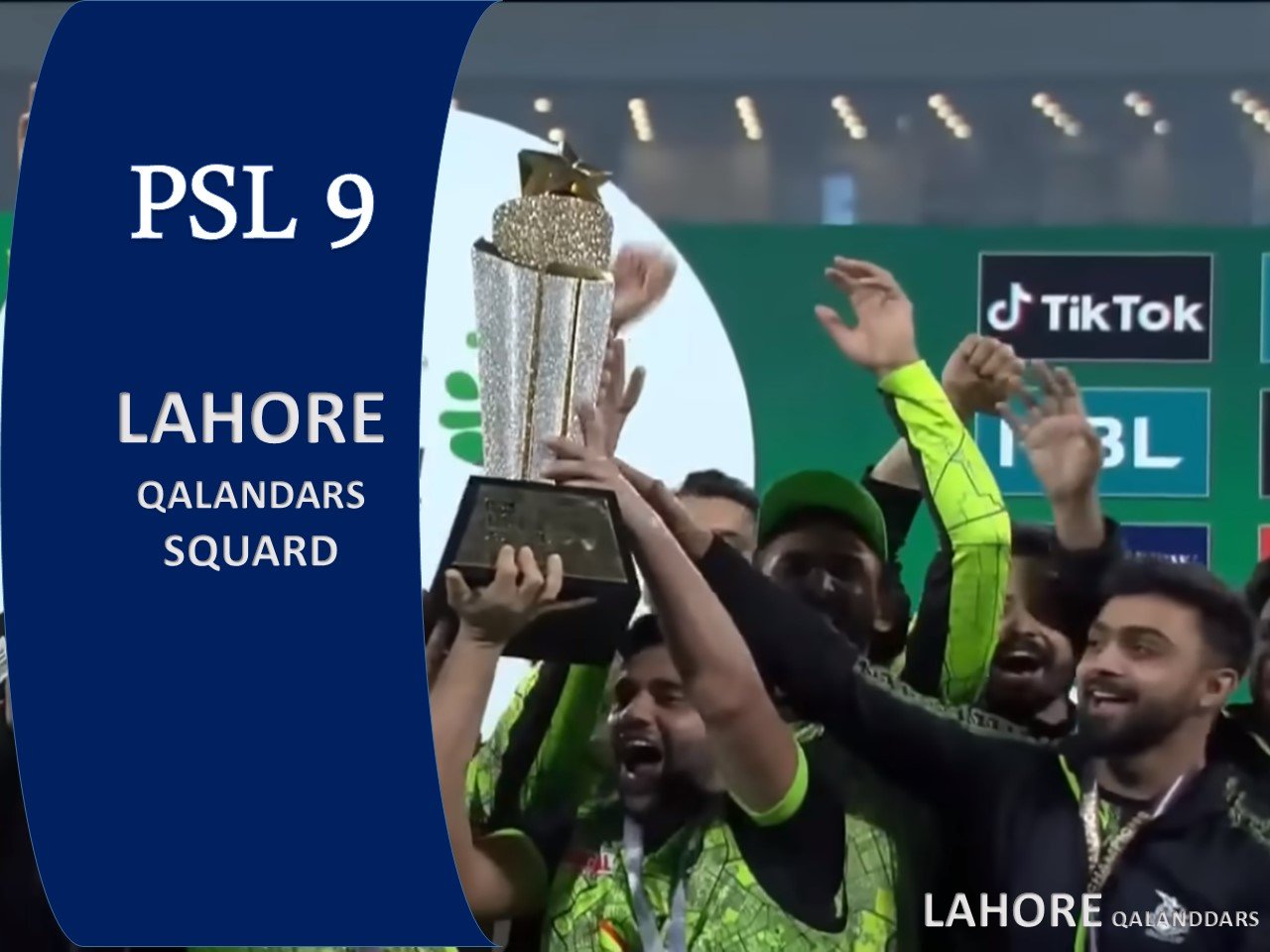 Lahore Qalandars Squad for PSL 2024